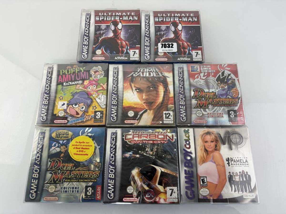 Lot 6x Sealed GameBoy Color games together with 2x...