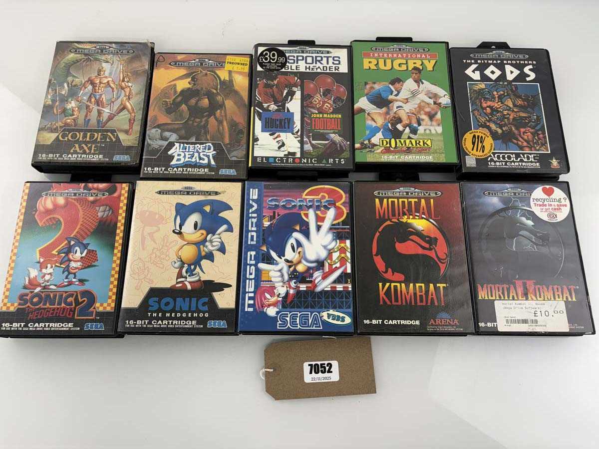 Lot 10x Mega Drive games to include Mortal Kombat...