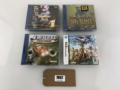 Lot 3x Sealed Dreamcast games together with a...