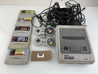 Lot Super Nintendo Entertainment System together...