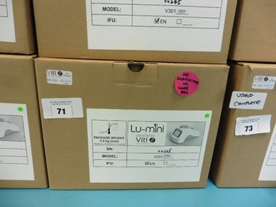 Lot 71 - VITL Lu-mini luminometer with box &...