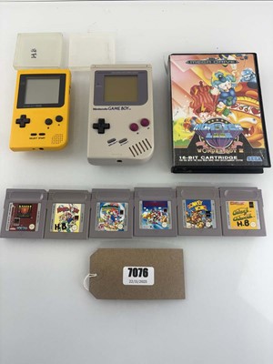Lot Nintendo GameBoy, GameBoy Pocket and 6x games...
