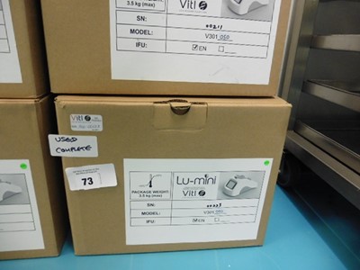 Lot 73 - VITL Lu-mini luminometer with box &...