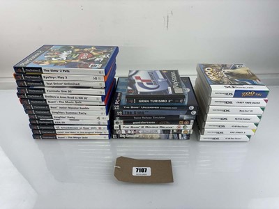 Lot Qty of PlayStation, Nintendo DS and Pc games