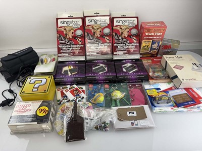 Lot Qty of gaming accessories and merchandise
