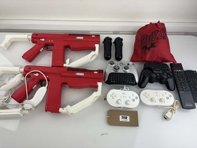 Lot Qty of gaming controllers to include PS4 move...