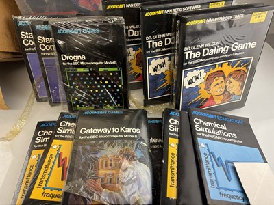 Lot Qty of games for Acorn, spectrum and commodore...