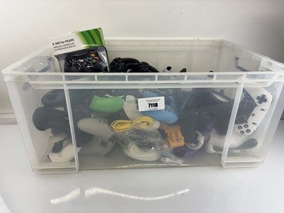 Lot SBox containing a qty of Controllers and...