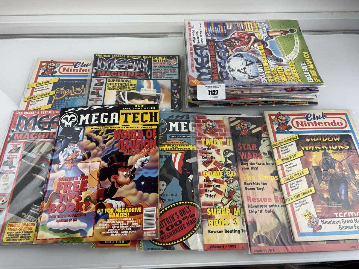 Lot Qty of Club Nintendo and Mega Tech magazines