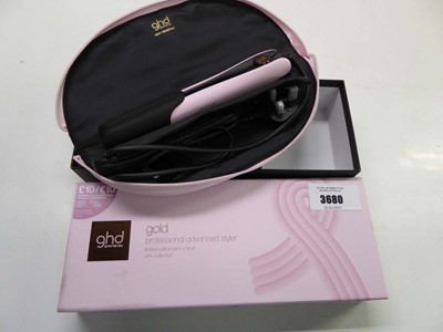 Lot 3680 - GHD Gold Ltd Ed. pink sorbet hair styler