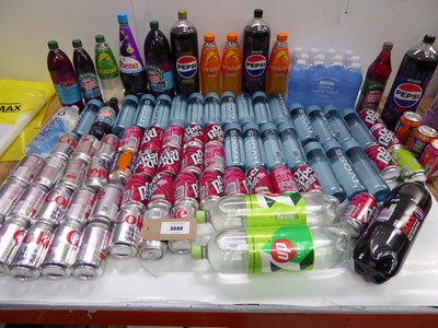 Lot 3688 - Large quantity of drinks including Ribena,...