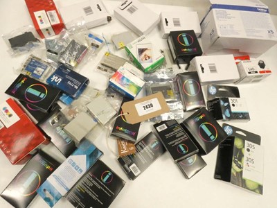 Lot 2430 - Quantity of various printer ink cartridges