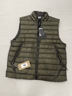 Lot 3794 - C.P Company lens gilet in grape leaf size XL...