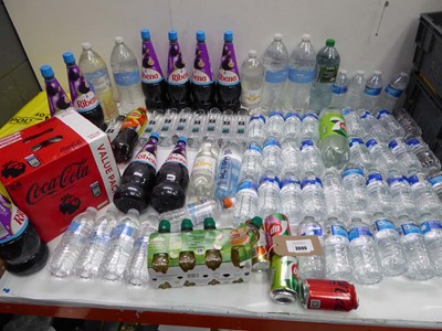 Lot 3690 - Large selection of drinks including Ribena,...
