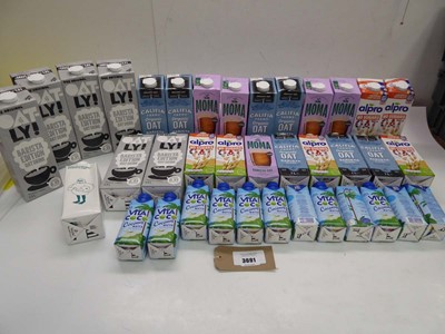Lot 3691 - Selection of Oat & coconut drinks including...