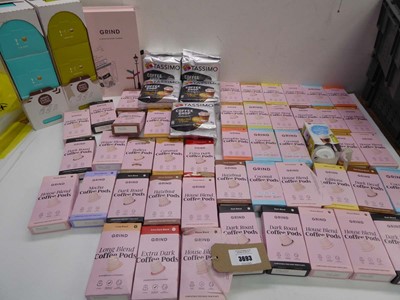 Lot 3693 - Large selection of coffee pods including Grind,...