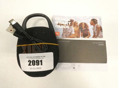 Lot 2091 - JBL Clip 5 waterproof wireless speaker