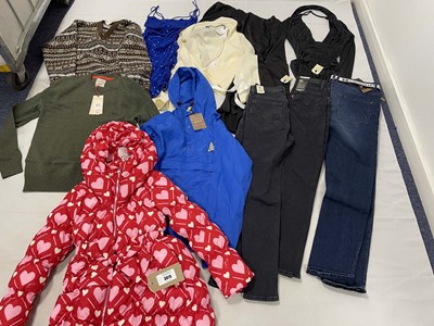 Lot 3815 - Selection of clothing to include Levi's...