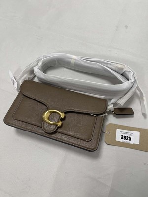 Lot 3825 - Coach New York pebble tabby bag in brown