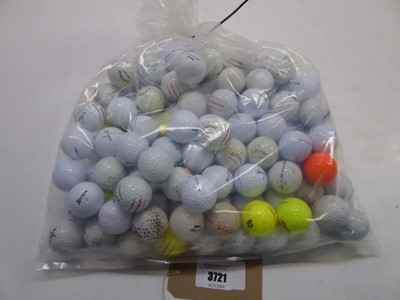 Lot 3721 - Quantity of used golf balls
