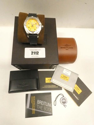 Lot 2112 - Breitling Avenger II Seawolf A17331 watch with...