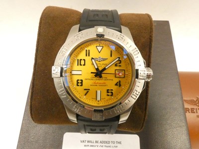 Lot 2112 - Breitling Avenger II Seawolf A17331 watch with...