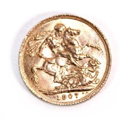Lot 864 - An Edwardian sovereign dated 1907