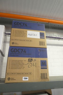 Lot 2304 - 2 boxes containing approx. 2000 white eco...