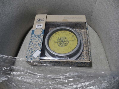 Lot 1449 - Boxed Moulton barometer