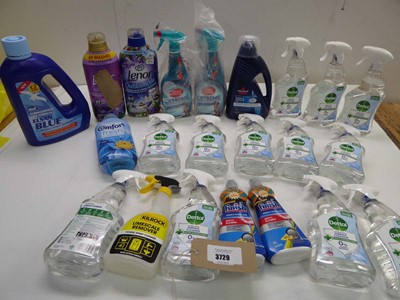 Lot 3729 - Toilet deodorant, Anti bac surface cleaners,...