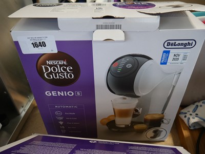 Lot 1640 - Boxed Nescafe Dolce Gusto coffee machine