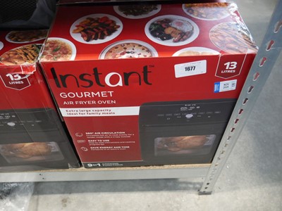 Lot 1677 - Boxed Instant gourmet air fryer oven