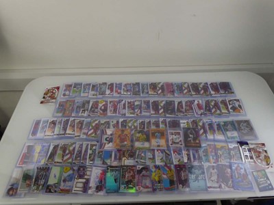 Lot 7725 - Qty of Top Loaded/ Sleeved Football Trading...