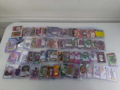 Lot 7727 - Qty of Top Loaded/ Sleeved Football Trading...