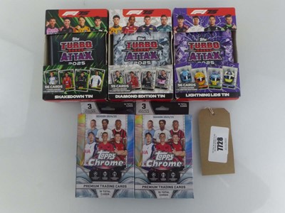 Lot 7728 - x2 Topps Chrome Season 2024/25 Premium Trading...