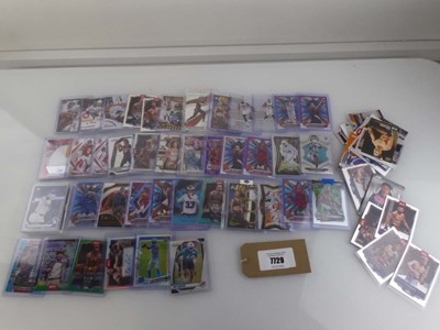 Lot 7729 - Qty of Top loaded sports cards to include...