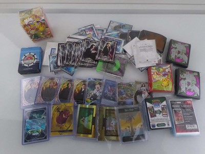 Lot 7731 - Qty of loose & top loaded trading cards to...