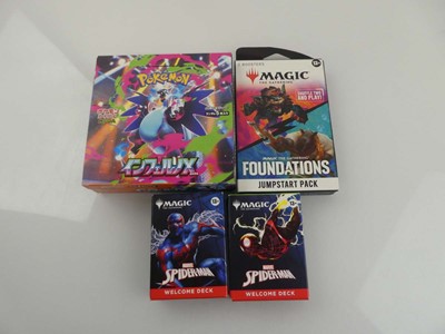 Lot 7732 - x4 Assorted trading card products to include...