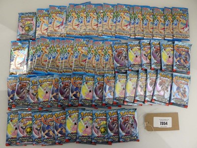 Lot 7354 - Approximately x63 Pokémon Booster packs to...