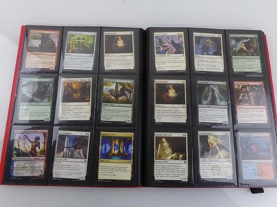 Lot 7600 - Binder containing a Qty of assorted Magic the...