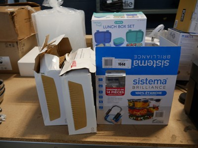 Lot 1644 - Selection of kitchenwares to include Sistema...