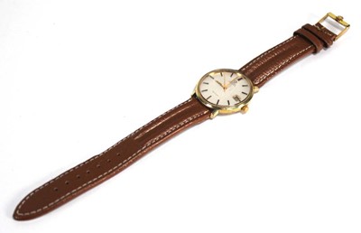 Lot 891 - A gentleman's gold plated 'De Ville' automatic...