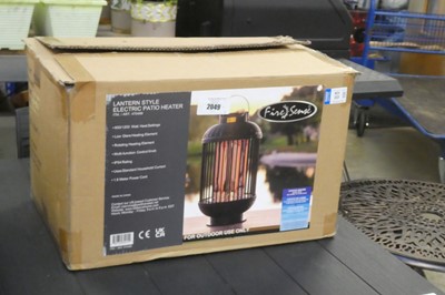 Lot 2049 - Boxed FireSense electric lantern style patio...