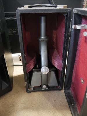 Lot 1778 - Cased C. Baker, London microscope