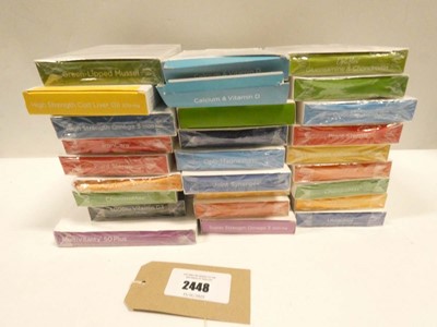 Lot 2448 - Assorted packs of Healthspan vitamin and...