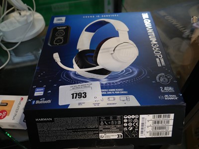 Lot 1793 - JBL Quantum 360P console wireless headphones