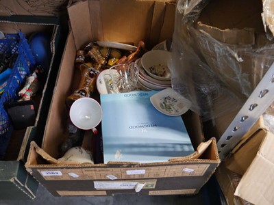 Lot 1563 - 2 crates of various collectors plates and...