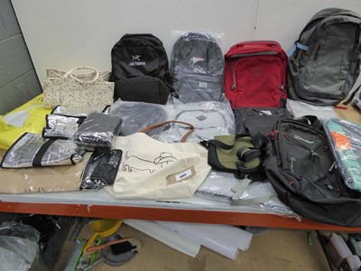 Lot 3865 - Selection of backpacks, cool bags, tote bags,...