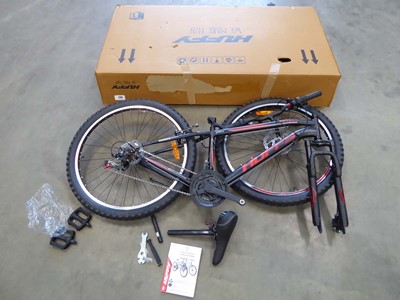 Lot 4022 - Huffy Extent black mountain bike disassembled...