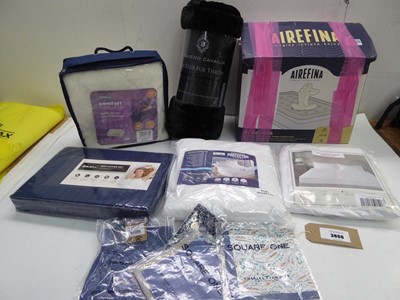 Lot 3868 - Airfina single inflatable air bed, Mink faux...